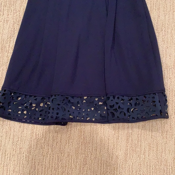 NWT Lauren navy laser cutout dress 10p - Picture 2 of 7